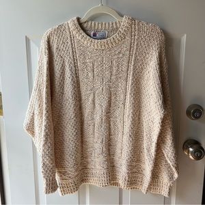 Vtg 100% cotton Cotton Harbor sweater